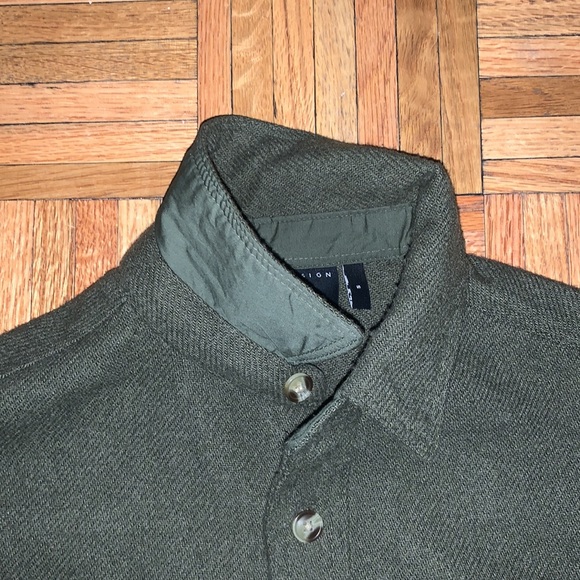 Asos Oversized Boxy fit wool-mix Shirt - Picture 7 of 7